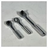 (3pc) Indestro ratchet wrenches | Three Indestro ratchet wrenches