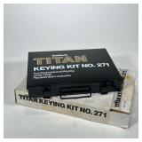 [NIB] TITAN PROFESSIONAL KEYING KIT NO. 271 | For all titan and kwikset residential locks. - h. 2 x 