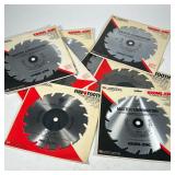 (9pc) VERMONT AMERICAN 9” SAW BLADES | Including hollow ground planer and master combination