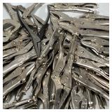 Box Of Miscellaneous Vice Grips | h. 9 x w. 10 x l. 14.5 in (of box)