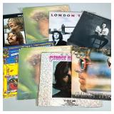 (9pc) George Harrison & Other Vinyl Records | Vinyl record albums including: "Thirty-Three & 1/3" (D