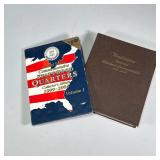 (2pc) Statehood Commemorative Quarter Albums | Two partially filled albums of Washington Quarters, S