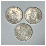 (3pc) 1968 Mexican 25 Peso Silver Olympic Coin | 3 1968 Mexican 25 Peso Olympic coin, commemorating 