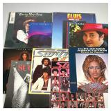 (9pc) BLUES, JAZZ, & OTHER VINYL RECORDS | Mixed vinyl record albums including: Elvis "Moody Blue" (