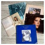 (5pc) Carly Simon & Melanie Records | Vinyl record albums, including: Anticipation by Carly Simon, E