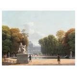 EUROPEAN SCHOOL (18TH/19TH CENTURY) | Park scene with a carved statue oil on panel no apparent signa