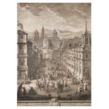 VASI, GIUSEPPE - ETCHING, GRAND VIEW OF SANTA MARIA | Giuseppie Vasi (1710-1782) Sta. Maria Maggiore