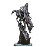 AFTER FREDERIC REMINGTON: THE MOUNTAIN MAN | The Mountain Man h. 19.5 x w. 11 x d. 20.5 in.