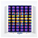"YAACOV AGAM POLYMORPH | Visual Prayer for Peace, Hope Polymorph Ed. 70/180 Signed on bottom in shad