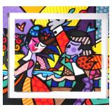"ROMERO BRITTO (BRAZILIAN, B. 1963) 3-D PRINT | Love Mixed media Signed & ed. 614/750 lower margin 2