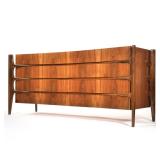 "WILLIAM HINN ""EXOSKELETON"" CHEST OF DRAWERS | Marked ""Made In Sweden / Factory 24"" h. 34 x w. 7
