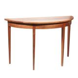 "THOMAS MOSER DEMILUNE TABLE | Signed by Thomas Moser Cabinet Makers, Auburn ME. 2004 and signed by 