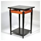[SIGNED] CRAFTSMAN MADE MARBLE TOP CENTER TABLE | Contemporary design craft furniture, signed and da