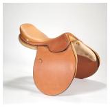 HERMES SADDLE, HILFIGER COLLECTION | Signed "E. HERMES / 35.6 39 / MADE IN FRANCE"