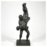 "AFTER MALVINA HOFFMAN (AMERICAN, 1885-1966) PLASTER SCULPTURE | Brenton Wrestlers (Paris 1929) bron