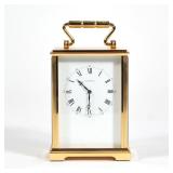 "J. E. CALDWELL CARRIAGE CLOCK | J. E. Caldwell Co., with Concord Clock Co. Swiss movement, the face