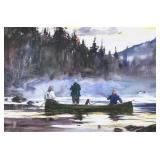 "JOHN SWAN (AMERICAN, B. 1948) | Watercolor on paper 19 x 29 in. sight Signed lower left h. 29 x w. 