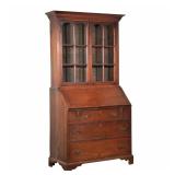 AMERICAN CHERRY SLANT LID BOOKCASE CABINET | h. 82.5 x w. 44.5 x d. 20.5 in.