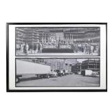 "FRANK RITTER (AMERICAN, 1947-2023) DIPTYCH PHOTOGRAPH | enlarged contact prints showing scenes of t