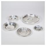 "MISC GROUP STERLING SILVER DISHES | Mixed sterling silver dishes including: Tiffany & Co. bowl (5.3