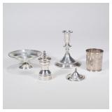 "(5pc) STERLING SILVER & WEIGHTED STERLING ITEMS | Including: Hyde & Goodrich New Orleans sterling s