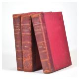 (3pc) COLLECTION OF WALT DISNEY COMICS | Collection of Walt Disney Comics in bound books with leathe