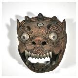 MONUMENTAL INDONESIAN MASK | h. 31 x w. 28 x d. 17 in.