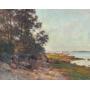 WALTER CLARK (AMERICAN, 1848-1917) | Coastal inlet Oil on canvas 16 x 20 in. In a molded gilt frame 