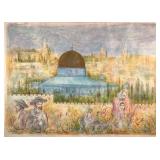 Edna Hibel (American, 1917-2014), Lithograph | Pencil signed lower right, ed. 78/150 lower left Sigh