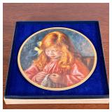 Auguste Renoir Porcelain Plate | By Pickard, showing a detail from The Artist