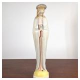 Mother Mary Hummel | Mother Mary in prayer painted in light colors. Stamped with Goebel / Hummel ins