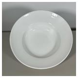 Large White Bowl | Large ceramic serving bowl by Ceramica and made in Italy. - h. 4 x dia. 14 in