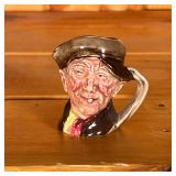 Miniature Toby Jug | Royal Doulton Toby jug, marked on the bottom. - h. 2.5 x w. 2.25 in