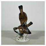 Rosenthal Bird Group | Rosenthal porcelain figurine of two birds, marked on the bottom. - h. 8.5 in
