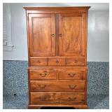 ETHAN ALLEN COUNTRY CROSSINGS HIGHBOY DRESSER | Ethan Allen English style "Country Crossings" highbo