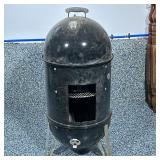 WEBER SMOKER MOUNTAIN COOKER | Weber black Smokey mountain cooker grill. Includes cover. Dimensions: