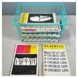 Playbill Collection | Basket of vintage Playbills including “King and I” with Yul Brynner, “A Chorus
