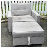 3-in-1 CONVERTIBLE SLEEPER CHAIR | 3-in-1 convertible arm chair with pull-out foot rest and reclinin