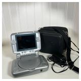Portable DVD Player | DVD/CD/MP3 player. Go Vision DVD Travel Theater. Comes in carrying case with p