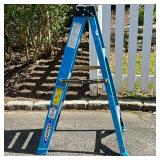 WERNER 3-STEP LADDER | Werner fiberglass & aluminum 3-step ladder. Dimensions: h. 46 x w. 17 x d. 29