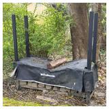 WOODHAVEN LOG HOLDER | h. 48 x w. 48 x d. 14 in.