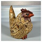 DECORATIVE CHICKEN STATUE | h. 8 in.