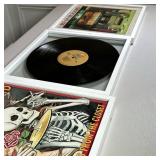 (3pc) FRAMED ALBUMS | Including: The Best of Grateful Dead "Skeletons From The Closet"; Best of the 