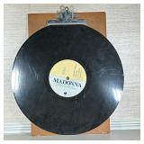 OVERSIZED MADONNA RECORD | h. 37 x w. 35 in.