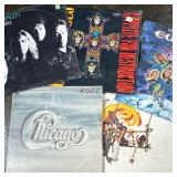 ROCK VINYL RECORDS | "Mixed rock vinyl record albums including: Van Halen ""OU812"" (25732-1) Guns N