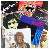 (8pc) JIMI HENDRIX VINYL RECORDS | "Jimi Hendrix vinyl record albums including: Historic Hendrix (SP