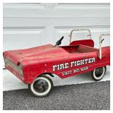 WINTAGE AMF PEDAL CAR OLNEY, IL | Marked firefighter unit number 508 AMF Inc. Olney, Illinois - h. 1