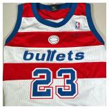 MICHAEL JORDAN WASHINGTON BULLETS JERSEY | Vintage Nike Washington Bullets Michael Jordan 23 Jersey,
