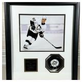 SIDNEY CROSBY SIGNED PUCK | Signed Sidney Crosby Penguins hockey puck in shadow box frame - h. 18.75