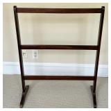 WOODEN TOWEL RACK | Wood towel or blanket rack - h. 36 x w. 29.25 x d. 14 in.